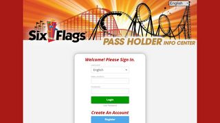 
                            4. Six Flags Pass Holder Info Center: Login