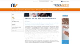 
                            12. SIX iD, The Next Step In The Evolution Of Telekurs iD - Mondo Visione