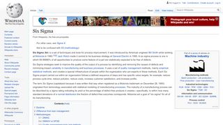
                            10. Six Sigma - Wikipedia