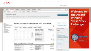 
                            12. SIX Swiss Exchange - Franklin Templeton Investment Funds Sicav ...