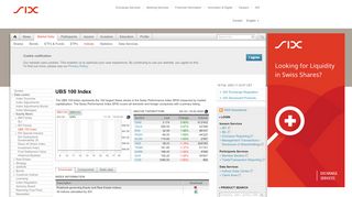 
                            8. SIX Swiss Exchange - UBS 100 Index