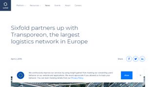 
                            9. Sixfold partners up with Transporeon, the largest logistics network in ...