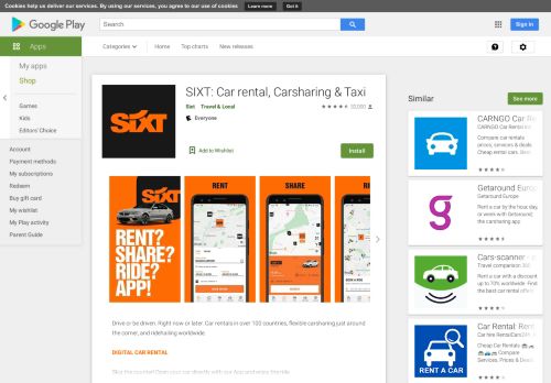 
                            13. Sixt Autovermietung – Apps bei Google Play
