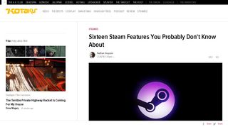 
                            13. Sixteen Steam Features You Probably Don't Know About - Kotaku
