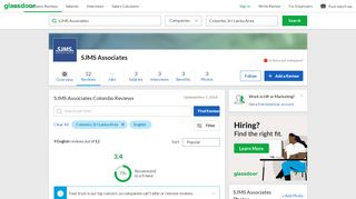 
                            8. SJMS Associates Reviews in Colombo, Sri Lanka | Glassdoor