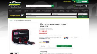 
                            12. SJS 12V Lithium Smart Jump Starter - Autobarn