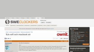 
                            10. SJs wifi och macbook air - Nätverk och uppkoppling - SweClockers.com