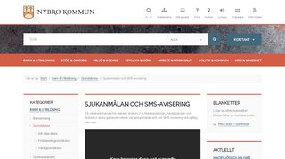 
                            5. Sjukanmälan och SMS-avisering | Grundskolor | Nybro kommun