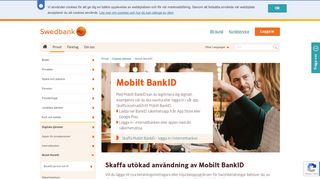 
                            5. Skaffa Mobilt BankID - säker legitimering digitalt | Swedbank