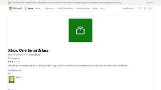 
                            3. Skaffa Xbox One SmartGlass - Microsoft Store sv-SE