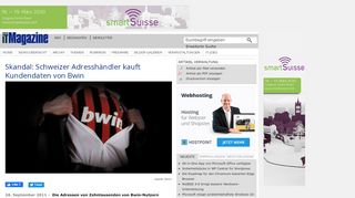 
                            5. Skandal: Schweizer Adresshändler kauft Kundendaten von Bwin - IT ...