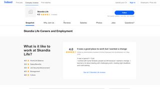 
                            10. Skandia Life Careers and Employment | Indeed.co.uk