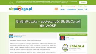 
                            6. Skarbonka Pomagacza BlaBlaCar.pl - BlaBlaPuszka - społeczność ...