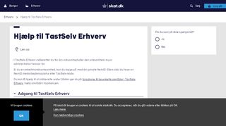 
                            4. Skat.dk: Hjælp til TastSelv Erhverv