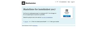 
                            3. Skattelistene - Skatteetaten