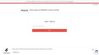 
                            7. SKEMA | Post a job ad - JobTeaser