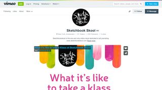 
                            9. Sketchbook Skool on Vimeo