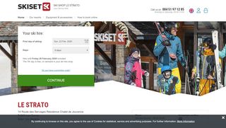 
                            10. Ski hire shop Le Strato | SKISET