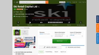 
                            3. Ski Retail Capital Ltd, T Nagar - Car Insurance Agents in Chennai ...