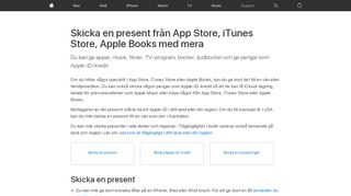 
                            10. Skicka App Store- och iTunes-presenter med e-post - Apple-support