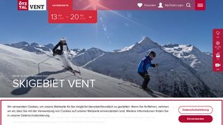 
                            9. Skigebiet Vent - Ötztal - Tirol - Österreich