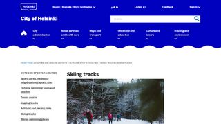 
                            11. Skiing tracks | City of Helsinki