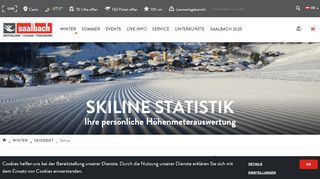 
                            11. Skiline.cc - Höhenmeter, Liftfahrten & Pistenkilometer | Saalbach