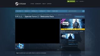 
                            9. S.K.I.L.L. - Special Force 2 - Welcome Pack on Steam