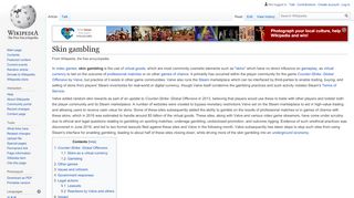 
                            11. Skin gambling - Wikipedia