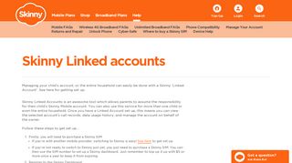 
                            9. Skinny Linked accounts - Skinny Mobile