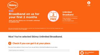 
                            3. Skinny Unlimited Broadband