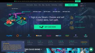 
                            9. Skins.Cash: Sell CSGO Skins - Get Instant Payment