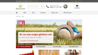 
                            5. SKL bei Günther: Jetzt SKL-Lose hier online spielen - Günther NKL SKL