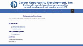
                            12. SKL - Login - Career Opportunity Development, Inc. - CODI
