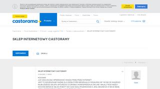 
                            2. SKLEP INTERNETOWY CASTORAMY - Castorama