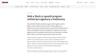 
                            7. Sklik a Zboží.cz spouští program ověření pro agentury ... - Seznam Blog