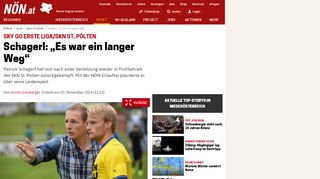 
                            8. SKN St. Pölten/Erlauftal - Schagerl: „Es war ein langer Weg“ - noen.at