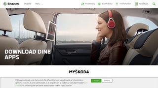 
                            4. ŠKODA APPS - Klik her og download dine ŠKODA apps! - Skoda.dk