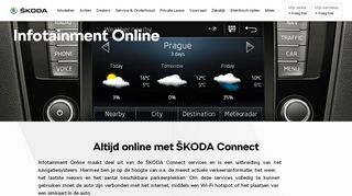 
                            2. ŠKODA Connect Infotainment online | ŠKODA Nederland - Skoda