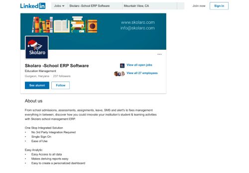 
                            6. Skolaro -School ERP Software | LinkedIn