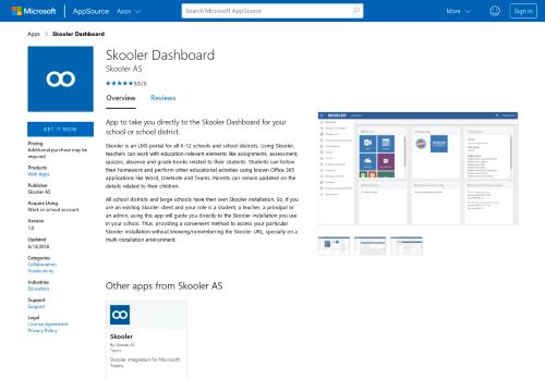 
                            7. Skooler Dashboard - Microsoft AppSource