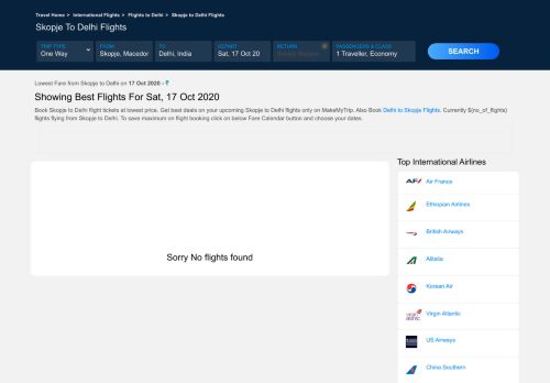 
                            9. Skopje to Delhi Flights, Fares @Rs.29186.0 + Upto 20% Cashback ...