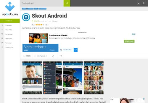 
                            9. Skout Android 6.2.0 untuk Android - Unduh