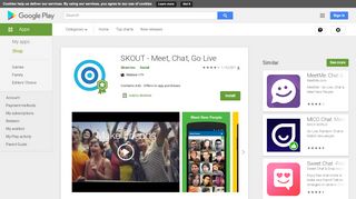 
                            3. SKOUT - Conhecer, Chat, Amizad – Aplicações no Google Play
