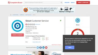 
                            12. Skout Customer Service, Complaints and Reviews - Complaints Board