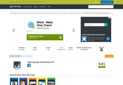 
                            4. Skout - Meet, Chat, Friend Android - Free download Skout - Meet, Chat ...