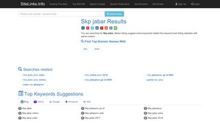 
                            12. Skp jabar Results For Websites Listing - SiteLinks.Info
