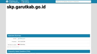 
                            10. SKP : Kabupaten Garut - skp.garutkab.go.id | IPAddress.com