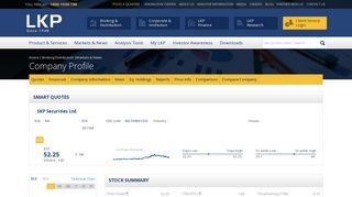 
                            6. SKP Securities Share Price Live Today | 52 Week High / Low | Stock ...