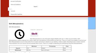 
                            8. Skrill (Moneybookers) - Help - Ladbrokes